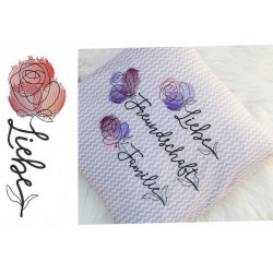 Stickserie - Rose Liebe